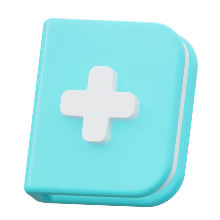 Libro medico  3D Icon