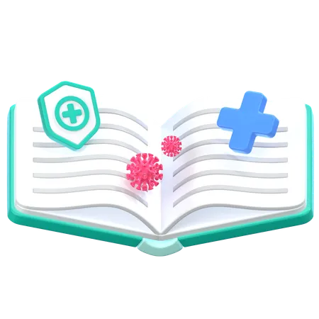 Libro medico  3D Icon