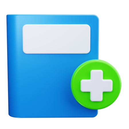 Libro medico  3D Icon