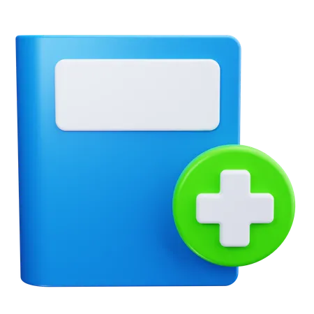 Libro medico  3D Icon