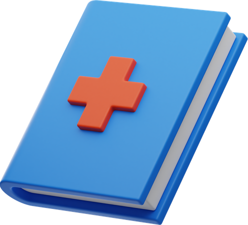 Libro medico  3D Illustration