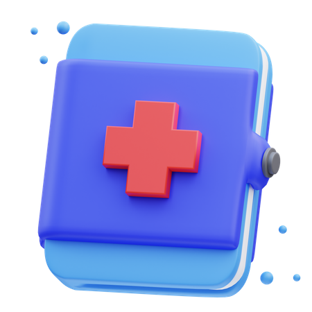 Libro medico  3D Icon