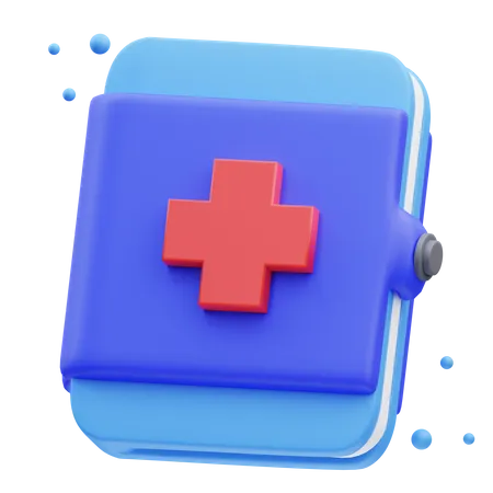 Libro medico  3D Icon