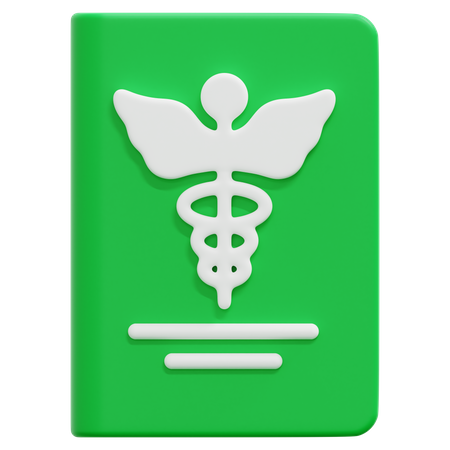 Libro medico  3D Icon