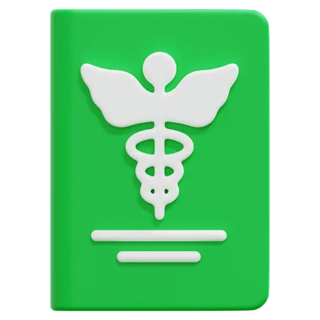 Libro medico  3D Icon