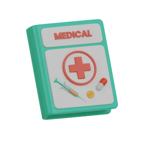 Libro medico  3D Icon