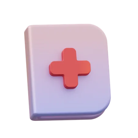 Libro medico  3D Icon