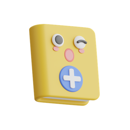 Libro medico  3D Icon