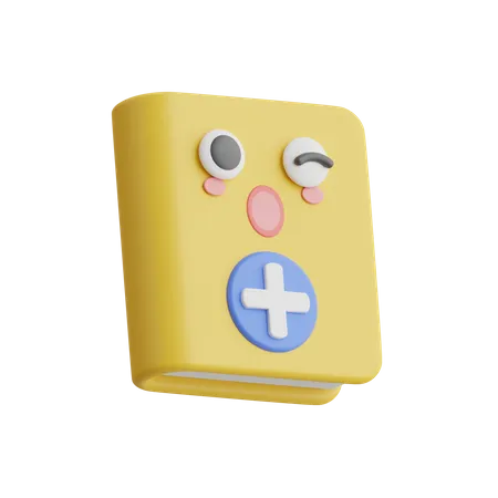 Libro medico  3D Icon