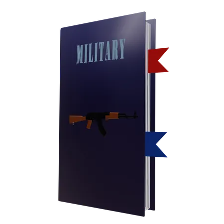 Libro militar  3D Icon