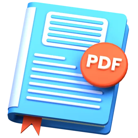 Libro pdf  3D Icon