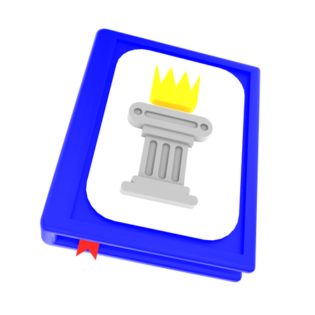 Libro real  3D Icon