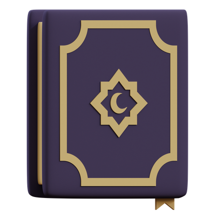 Libro sagrado al corán  3D Icon