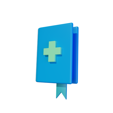 Libro de salud  3D Icon