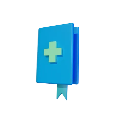 Libro de salud  3D Icon