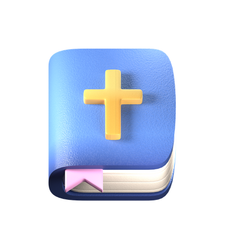 Libro sagrado cristiano  3D Icon