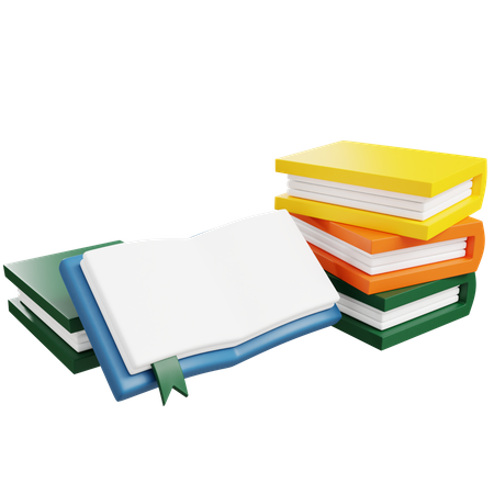 Libros  3D Icon