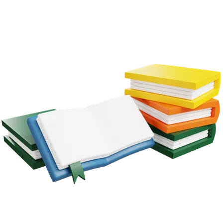 Libros  3D Icon