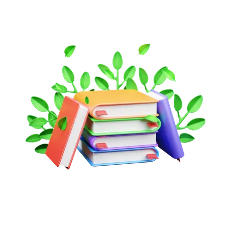 Libros  3D Icon