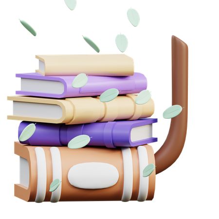 Libros  3D Illustration