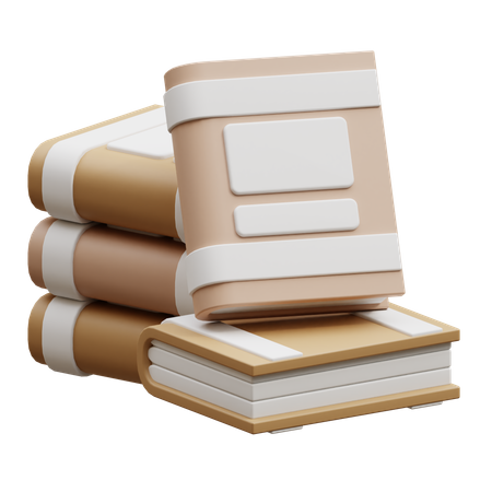 Libros  3D Icon