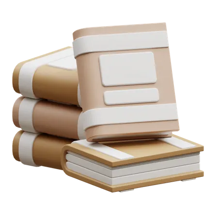 Libros  3D Icon