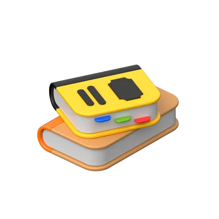 Libros  3D Icon