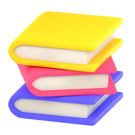 Libros  3D Icon