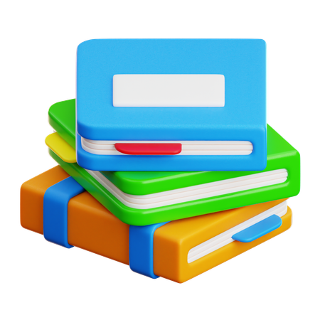 Libros  3D Icon