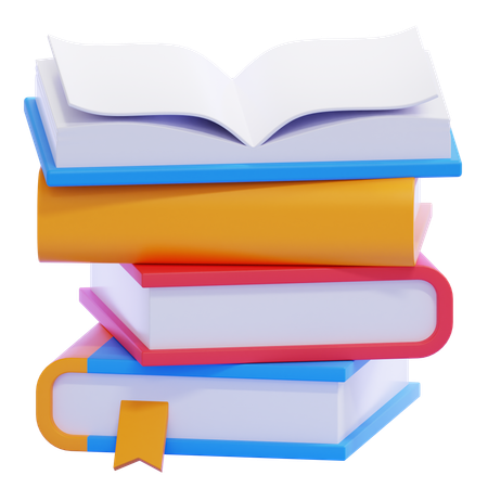 Libros  3D Icon