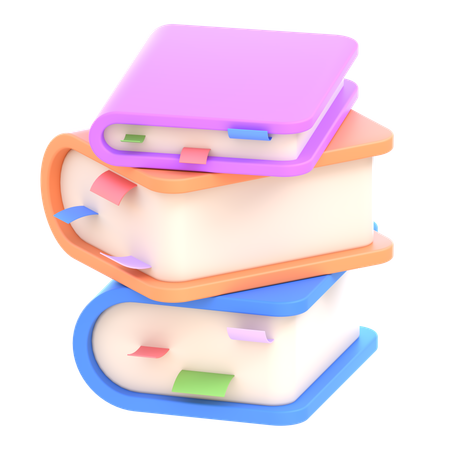 Libros  3D Icon