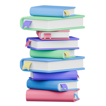 Libros  3D Icon