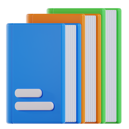 Libros  3D Icon