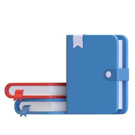 Libros  3D Illustration