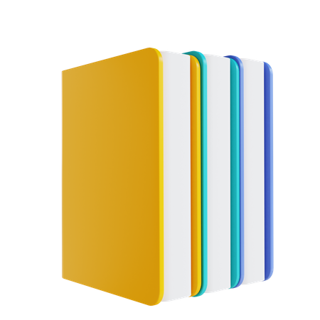 Libros  3D Icon