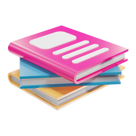 Libros  3D Icon