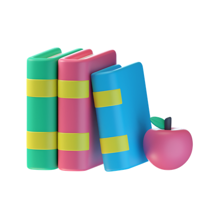 Libros  3D Icon