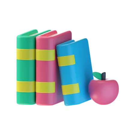 Libros  3D Icon