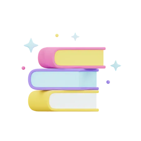 Libros  3D Icon