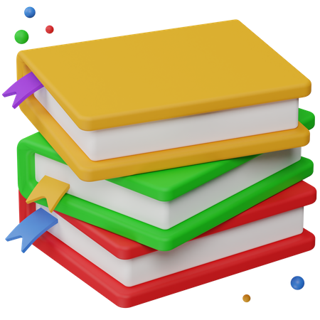 Libros  3D Icon