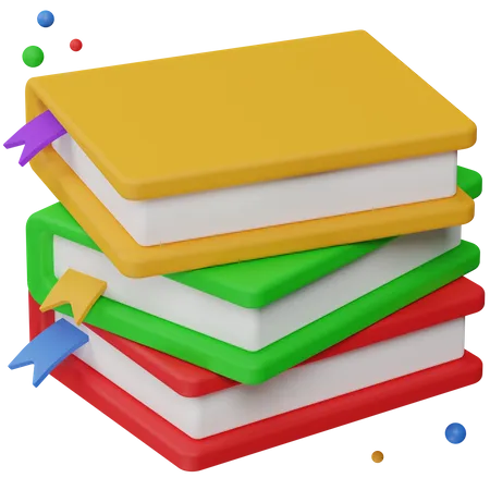 Libros  3D Icon