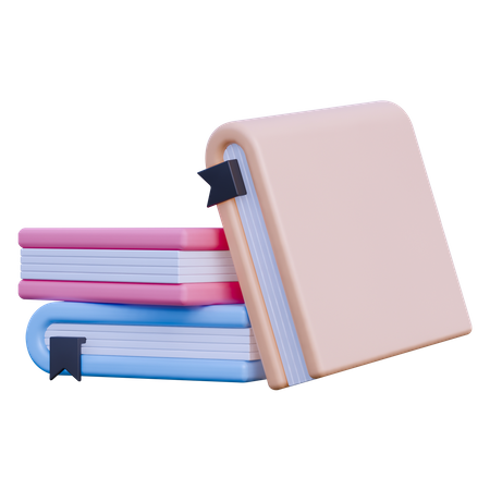 Libros  3D Icon