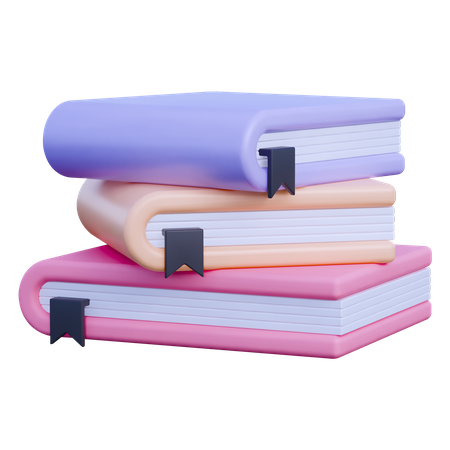 Libros  3D Icon