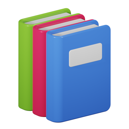 Libros  3D Icon