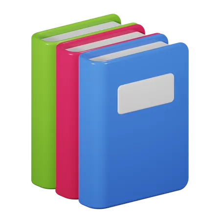 Libros  3D Icon