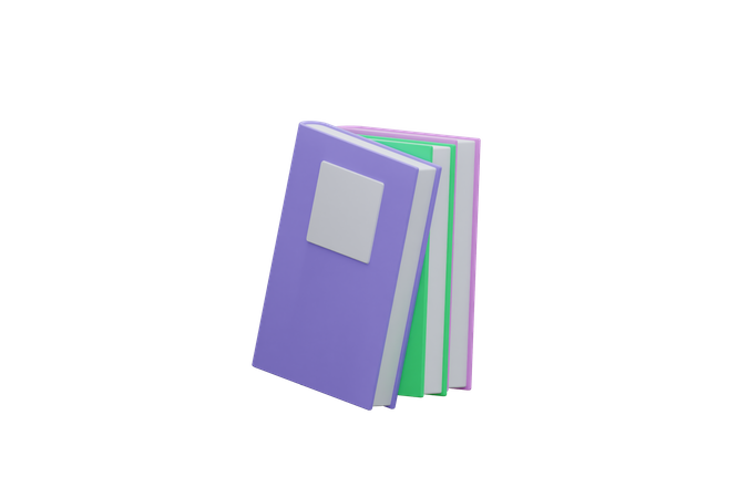 Libros  3D Icon