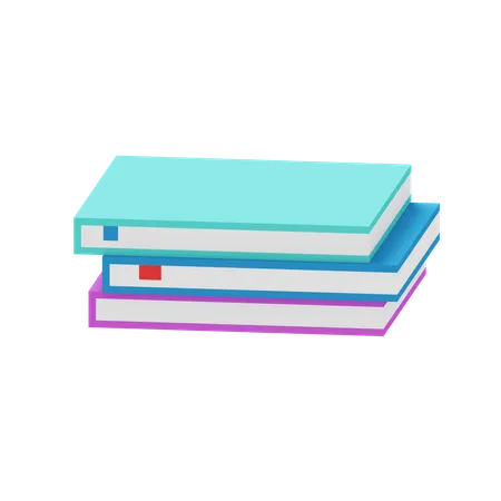 Libros  3D Icon