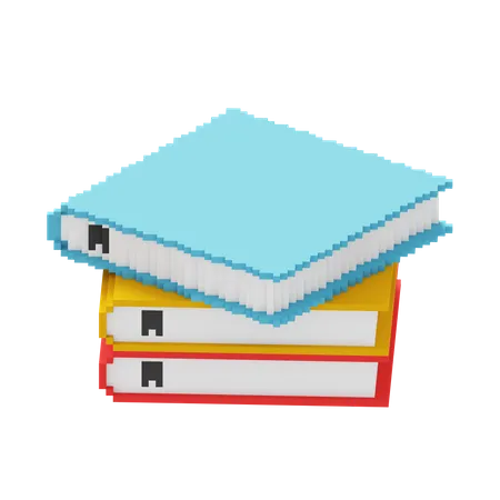 Libros  3D Icon