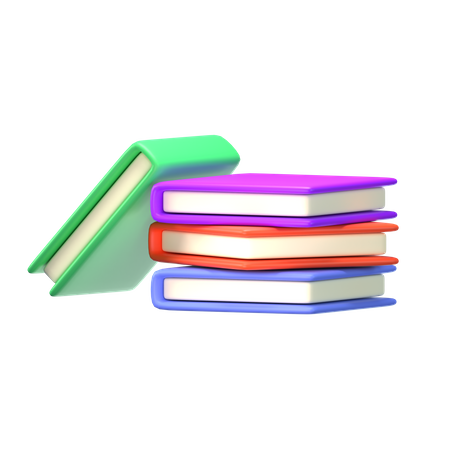 Libros  3D Icon