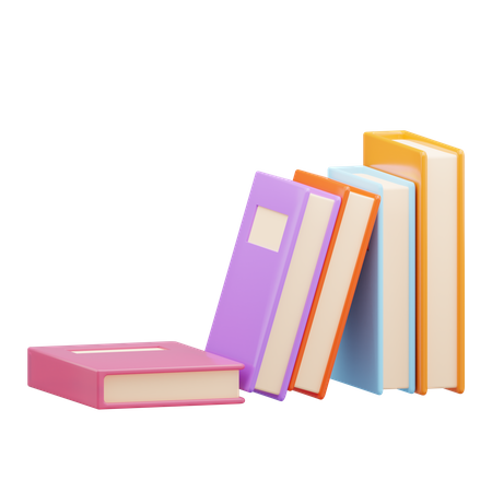 Libros  3D Icon